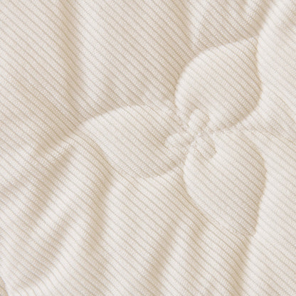 Quilted Corduroy Couch Topper, Non-Slip Soft Padded Sofa Protector Cover for Pets, Kids