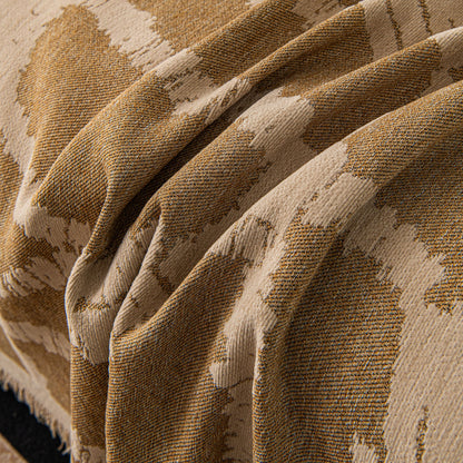 Modern Chenille Bold Abstract Pattern Sofa Cover, Artistic Decorative Furniture Cover