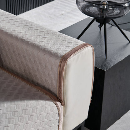 Geometric 3D Sofa Cover, Non-Slip Couch Protector for Seat, Backrest & Armrest