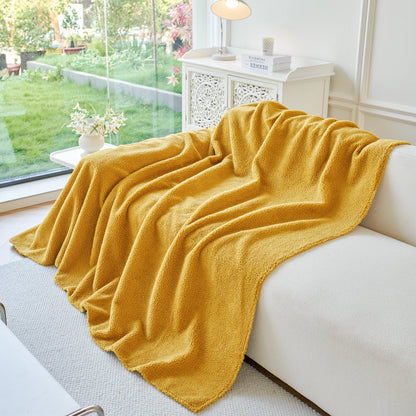 Thick Sherpa Fleece Sofa Protector Cover Stylish Durable Slipcovers for Couches and Chairs