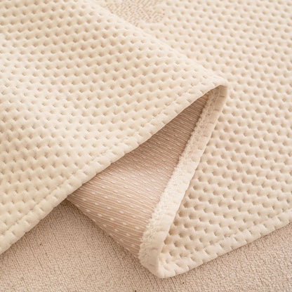 Cooling Ice Silk Sofa Cover Blanket, Floral Soft Silky Breathable Couch Throw Cover