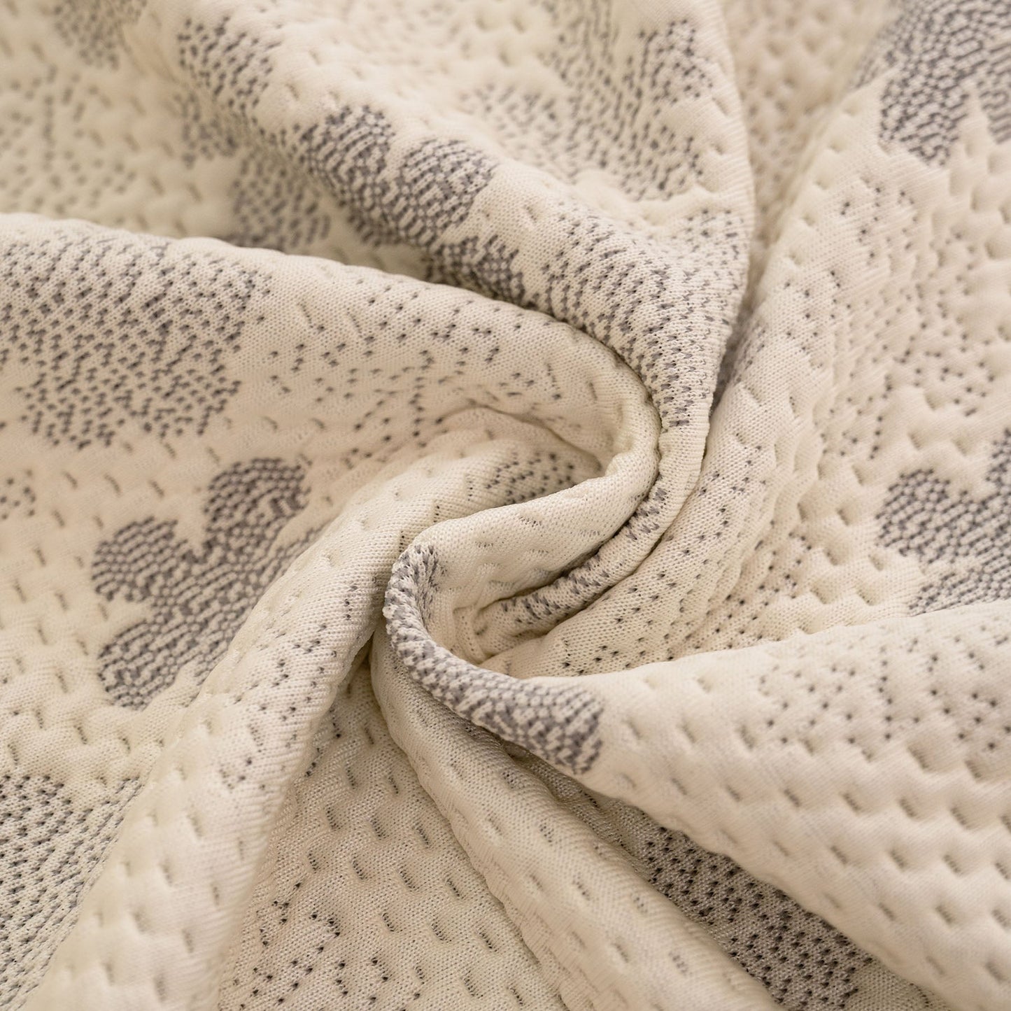 Cooling Ice Silk Sofa Cover Blanket, Floral Soft Silky Breathable Couch Throw Cover