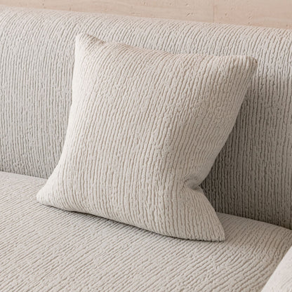 Stretch Textured Vertical Stripe Couch Slipcover, Soft Jacquard Elastic Sofa Cover