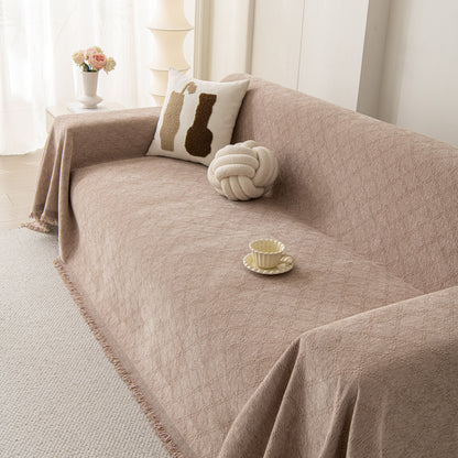 Soft Textured Couch Cover Slipcover Blanket, Modern Couch Covers for Dogs Washable