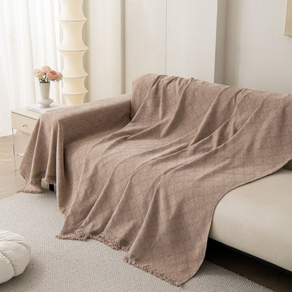 Soft Textured Couch Cover Slipcover Blanket, Modern Couch Covers for Dogs Washable