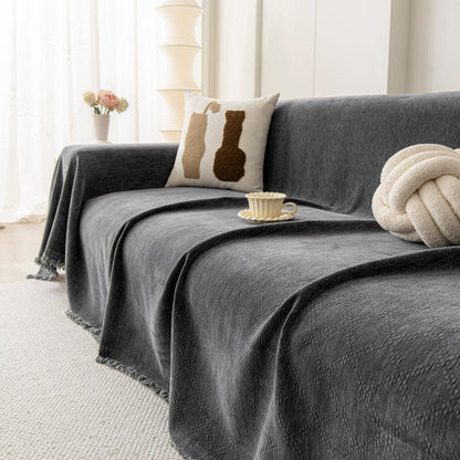 Soft Textured Couch Cover Slipcover Blanket, Modern Couch Covers for Dogs Washable