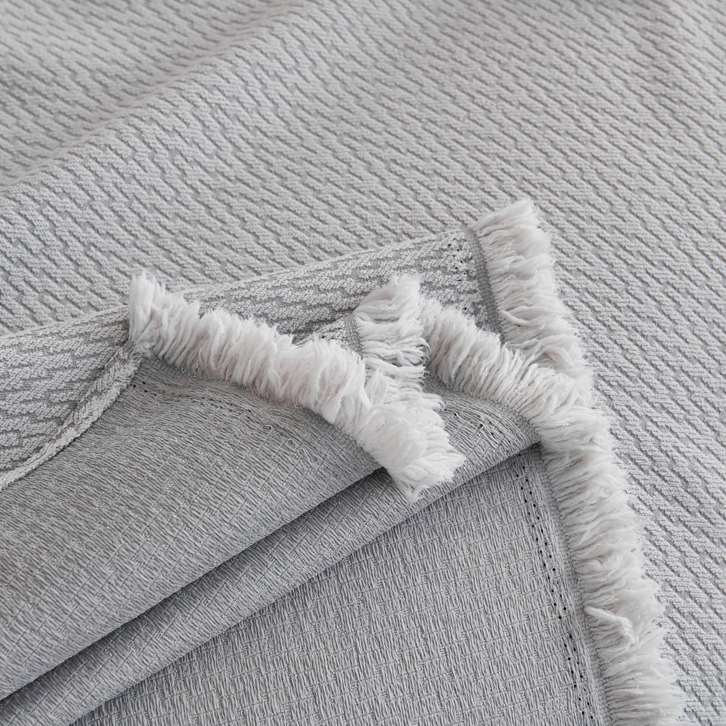 Waterproof Scratch Proof Herringbone Large Throw Blanket for Couch, Chenille Couch Cushion Covers for Pets
