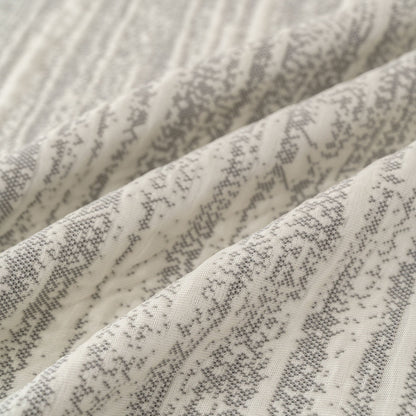 Summer Cooling Ice Silk Sofa Cover, Textured Stripe Soft Breathable Couch Throw Cover