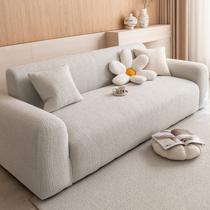 Stretch Textured Vertical Stripe Couch Slipcover, Soft Jacquard Elastic Sofa Cover