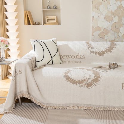 Fireworks Reversible Couch Cover Blankets Furniture Covers Washable Sectional Couch Covers
