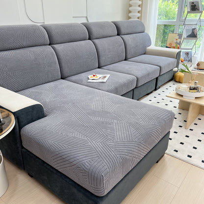 Stretch Couch Cushion Covers, Slipcovers Sofa Cushion Protector Covers, Elastic Furniture Protector for Pets, Kid