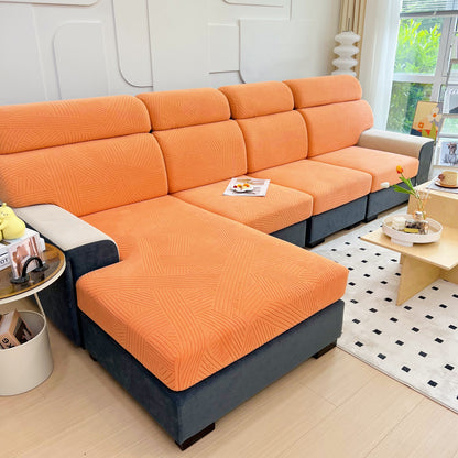 Stretch Couch Cushion Covers, Slipcovers Sofa Cushion Protector Covers, Elastic Furniture Protector for Pets, Kid