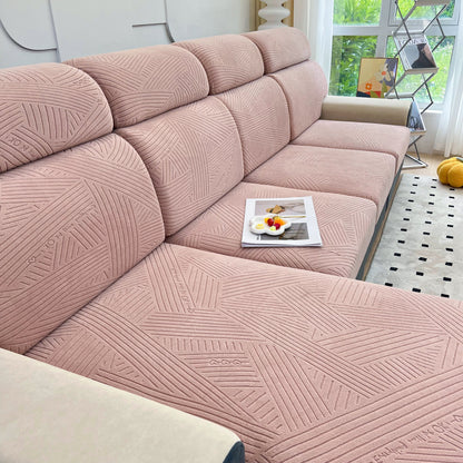 Stretch Couch Cushion Covers, Slipcovers Sofa Cushion Protector Covers, Elastic Furniture Protector for Pets, Kid