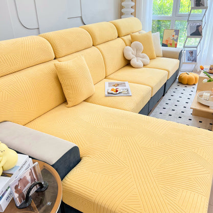 Stretch Couch Cushion Covers, Slipcovers Sofa Cushion Protector Covers, Elastic Furniture Protector for Pets, Kid