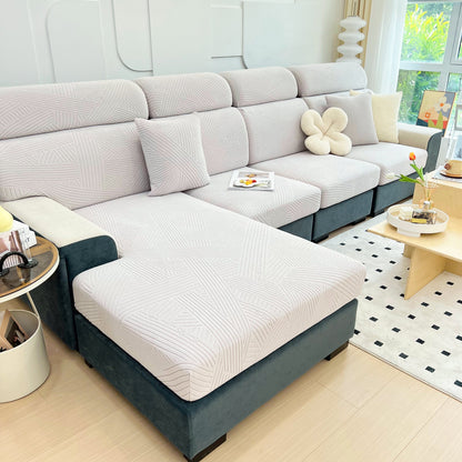 Stretch Couch Cushion Covers, Slipcovers Sofa Cushion Protector Covers, Elastic Furniture Protector for Pets, Kid