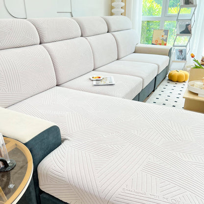 Stretch Couch Cushion Covers, Slipcovers Sofa Cushion Protector Covers, Elastic Furniture Protector for Pets, Kid