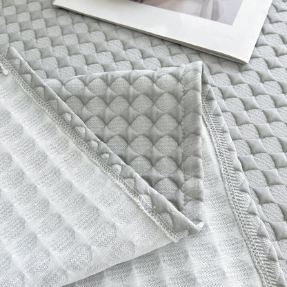 Cooling Textured Sofa Cover Washable Soft Couch Throw Blanket for Summer & Pets