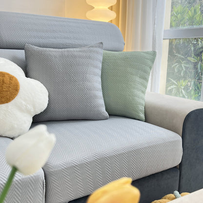 Cooling Stretchy Replacement Couch Cushion Covers for Sectional, Individual Couch Seat Cushion Covers