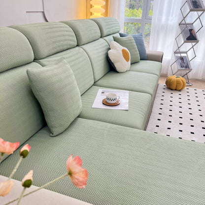 Cooling Stretchy Replacement Couch Cushion Covers for Sectional, Individual Couch Seat Cushion Covers