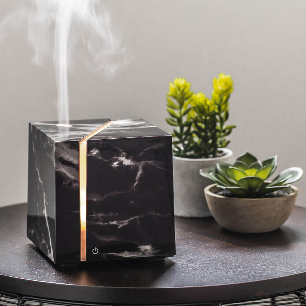 Onyx Black Marble - Ultrasonic Essential Oil Diffuser