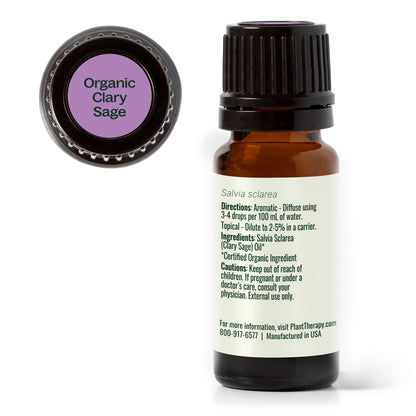 Organic Clary Sage Essential Oil