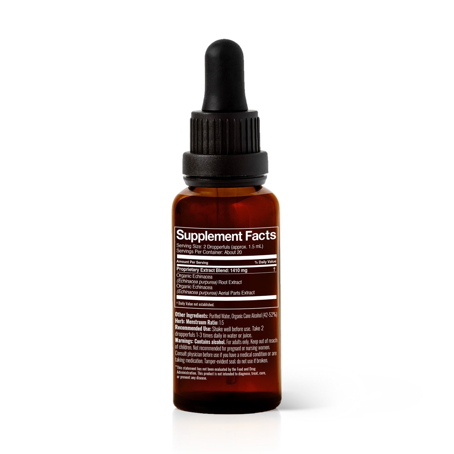 Organic Echinacea Blend Herbal Tincture