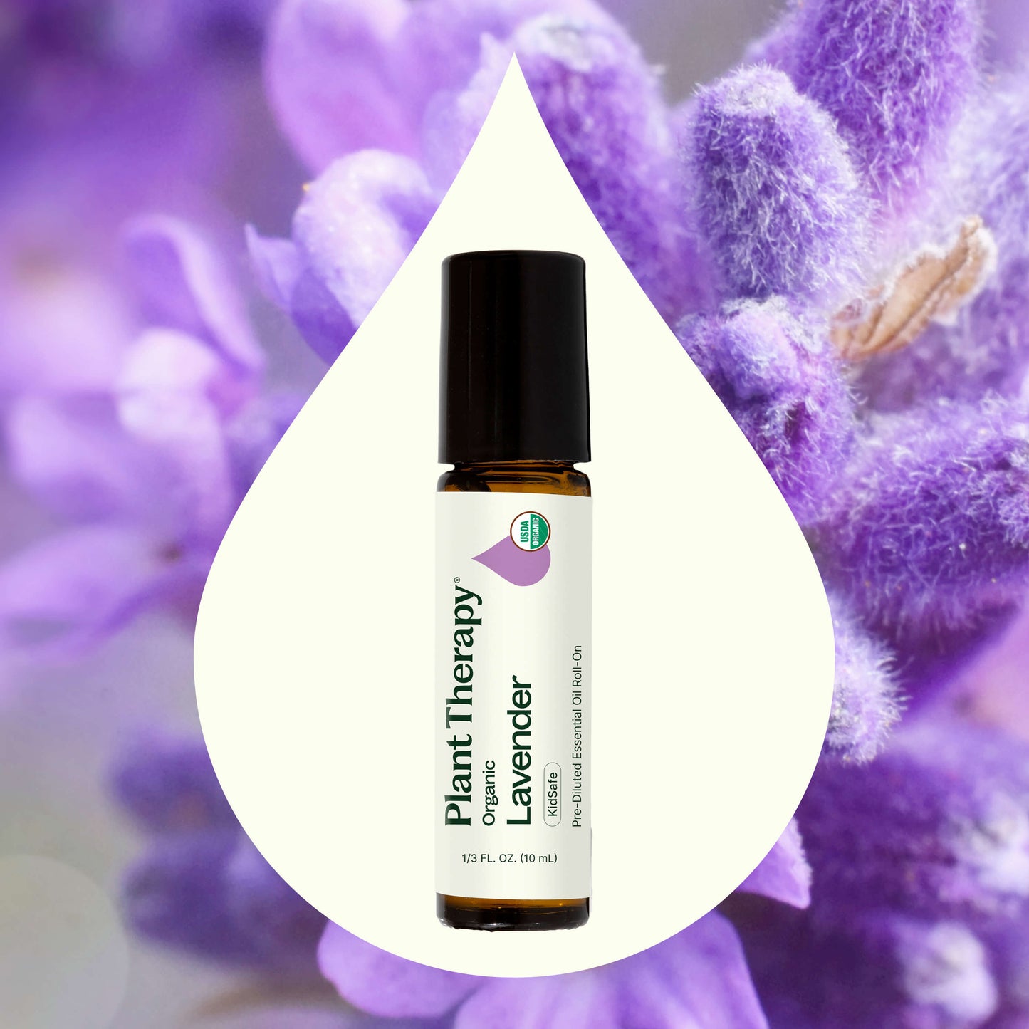 Organic Lavender Essential Oil Pre-Diluted Roll-On