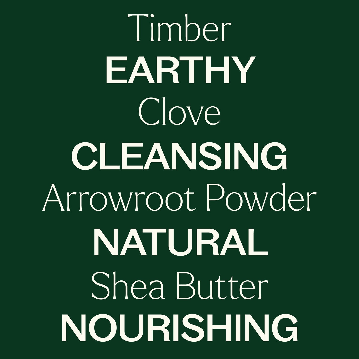 Timber & Clove Natural Deodorant