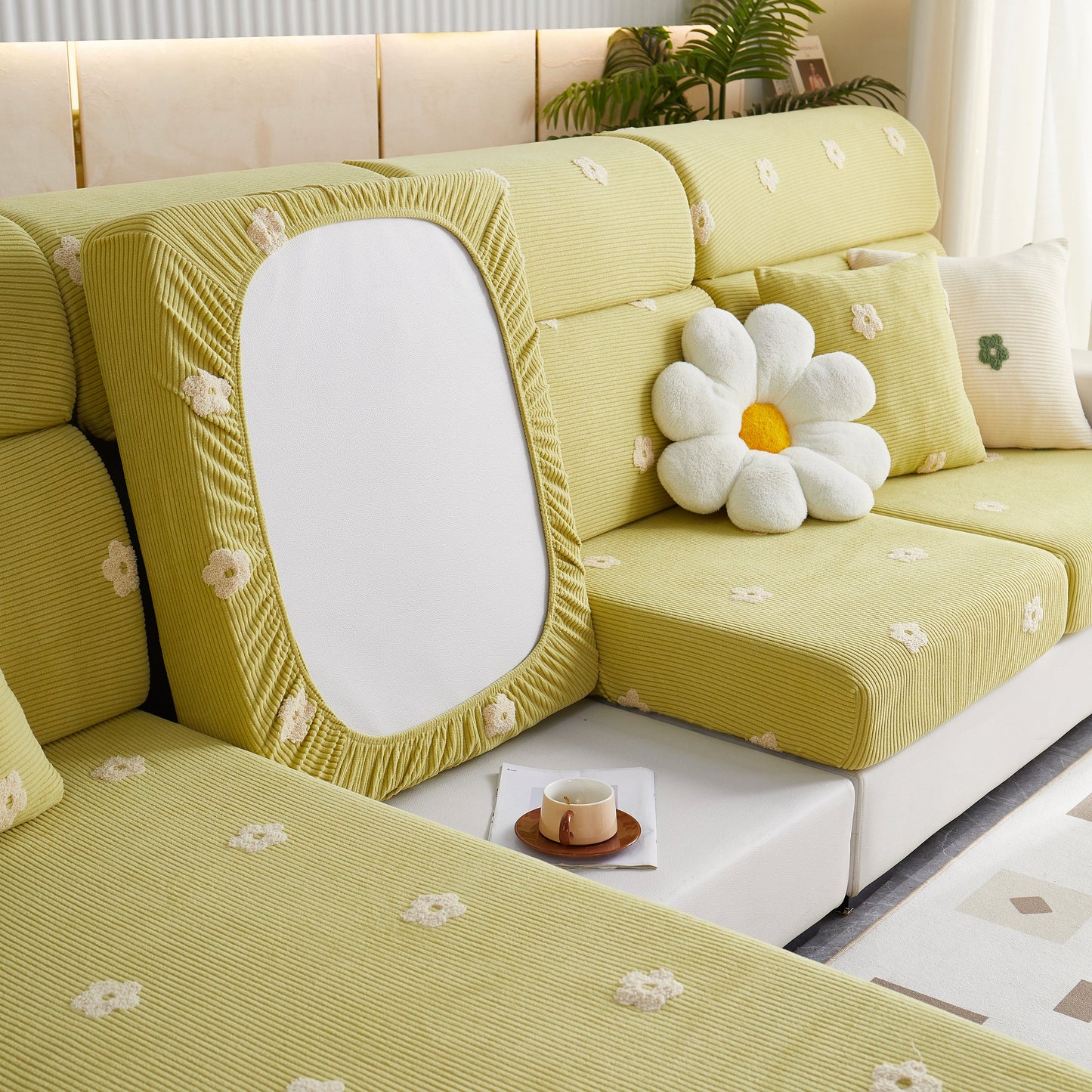 Polar Fleece Sofa Cushion Covers for Sofa 1/2/3/4 Seater, Best Seat Covers for Dogs, Pet Couch Protector