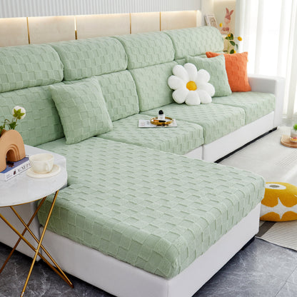 Stretchable Cotton Velvet Sofa Cover Furniture Covers for Pets Slipcovers and Couch Cushion Covers