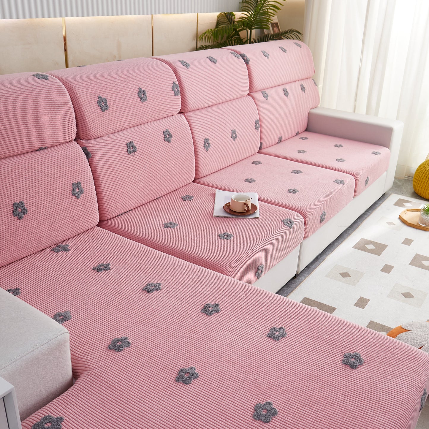 Polar Fleece Sofa Cushion Covers for Sofa 1/2/3/4 Seater, Best Seat Covers for Dogs, Pet Couch Protector