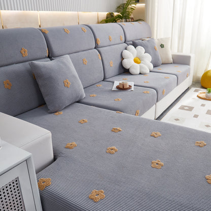 Polar Fleece Sofa Cushion Covers for Sofa 1/2/3/4 Seater, Best Seat Covers for Dogs, Pet Couch Protector