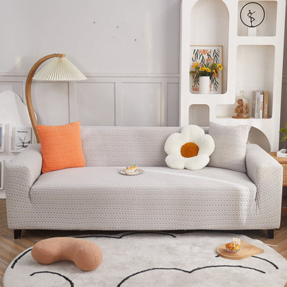 3D Geometric Stretch Sofa Slipcovers Non Slip Pet Friendly Washable Fitted Sofa Covers