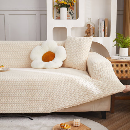 3D Geometric Stretch Sofa Slipcovers Non Slip Pet Friendly Washable Fitted Sofa Covers