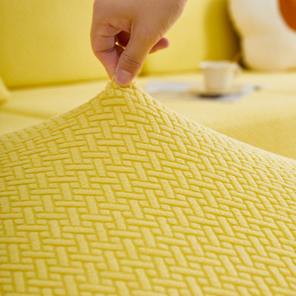Tailored Sofa Cushion Covers Stretch Couch Seat Covers  with Skirt for Sectional Sofas