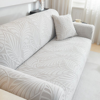 Stretch Sofa Slipcover 1-Piece Furniture Protector Couch with Elastic Bottom for Kids