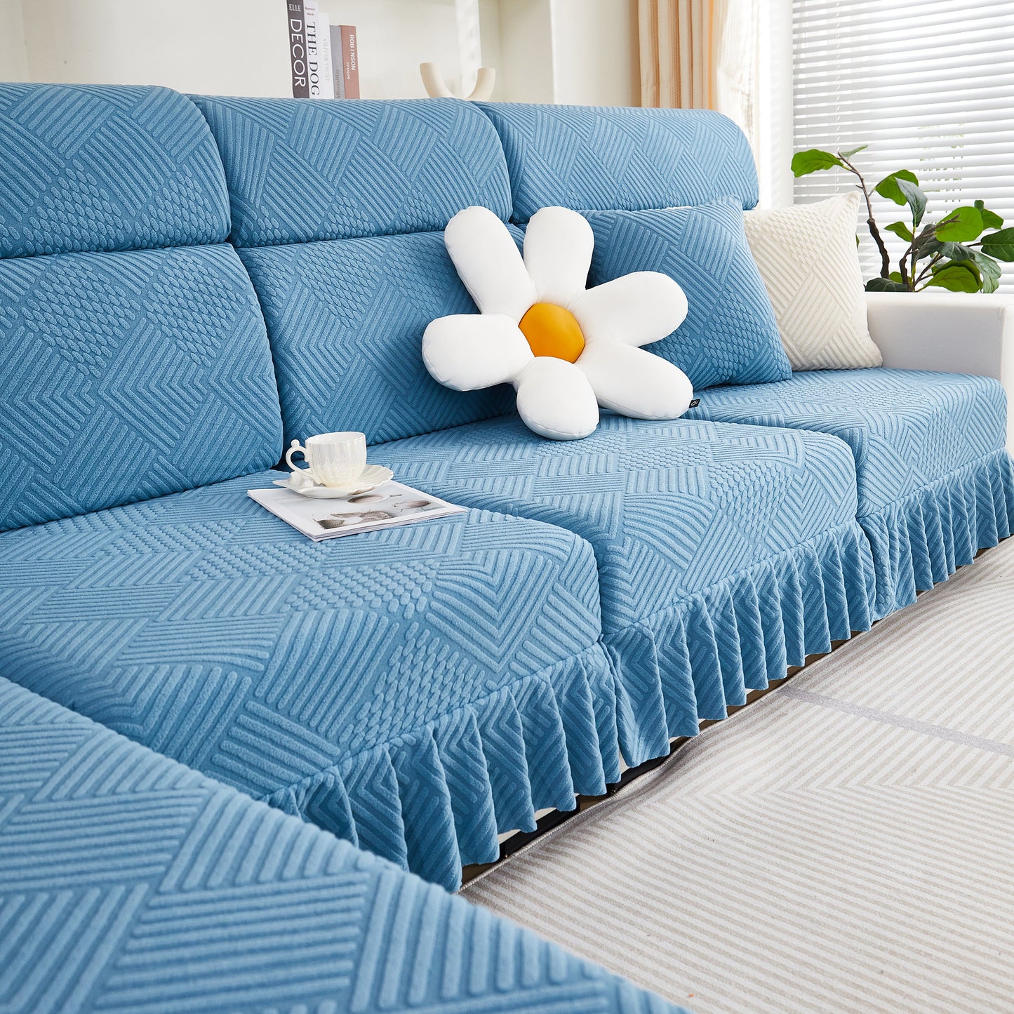 Stretch Sofa Covers for Couch Seats and Cushions, Suitable for 1/2/3/4/L Seater Sofas and Couches