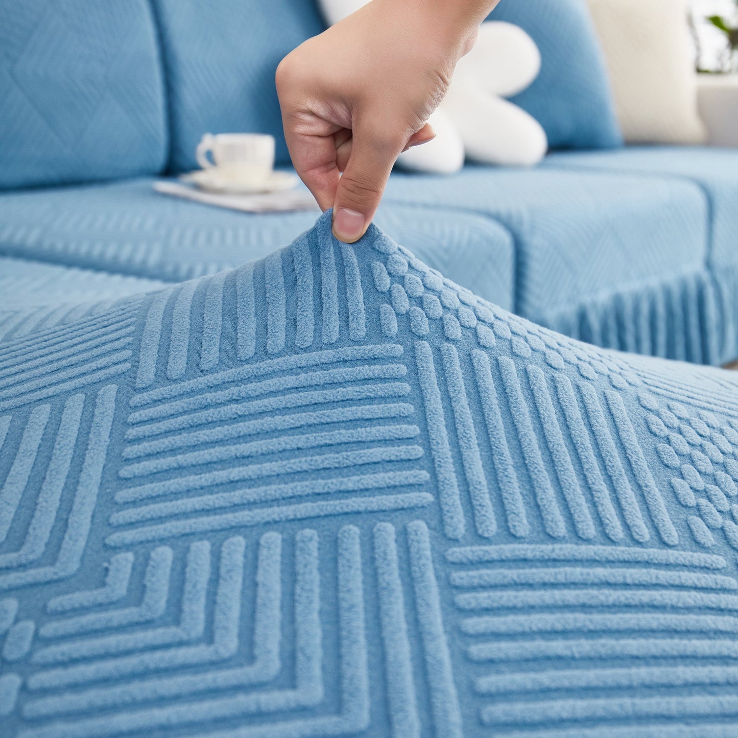 Stretch Sofa Covers for Couch Seats and Cushions, Suitable for 1/2/3/4/L Seater Sofas and Couches