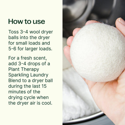 Wool Dryer Balls 6-Pack