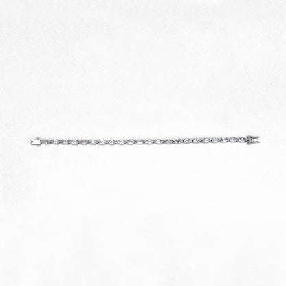 10.71 Carat Genuine Blue Topaz .925 Sterling Silver Bracelet