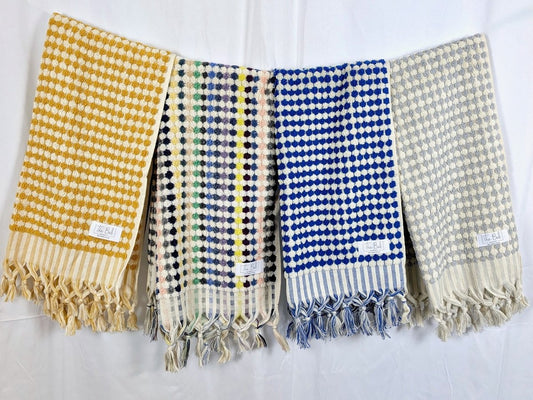 Bloom Collection - Oversized Hand Towel – Plush Turkish Cotton Hand Towel with Raised Pattern (17.5" x 35")