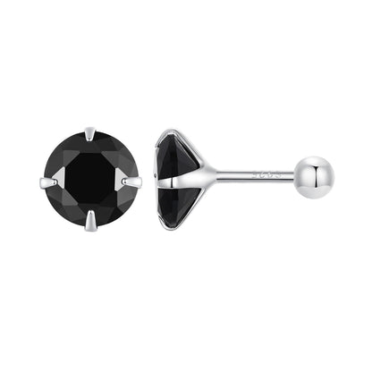 925 Sterling Silver Pavé Setting CZ Earrings for Women