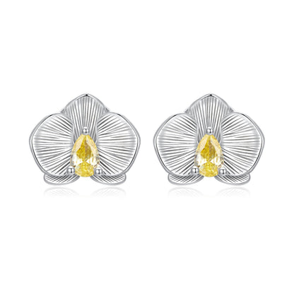 925 Sterling Silver Pavé CZ Earrings for Women - 0.6*0.8cm