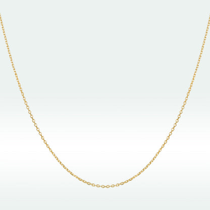 925 Sterling Silver Gold Plated 40cm Necklace for Women