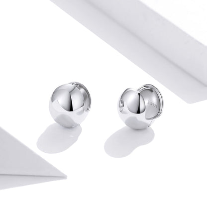 S925 Sterling Silver Platinum Plated Earrings for Women