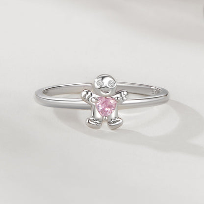 925 Sterling Silver White Gold Plated Pavé Setting CZ Ring