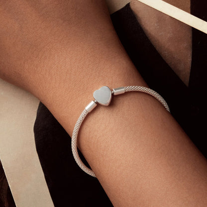 925 Sterling Silver Bracelet 17.0cm Inner Diameter for Women