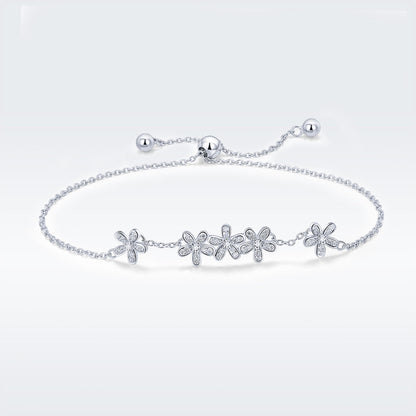 925 Sterling Silver Bracelet 22cm for Women