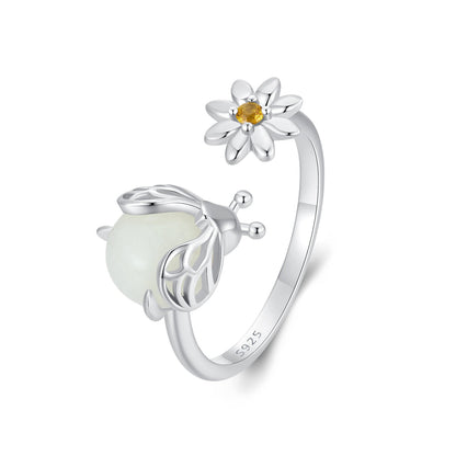 925 Sterling Silver Width 1.8mm Pavé Setting CZ Luminous Stone Ring