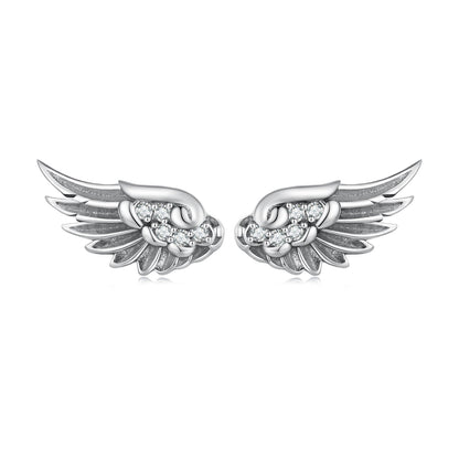 925 Sterling Silver Oxidized Pavé CZ Earrings